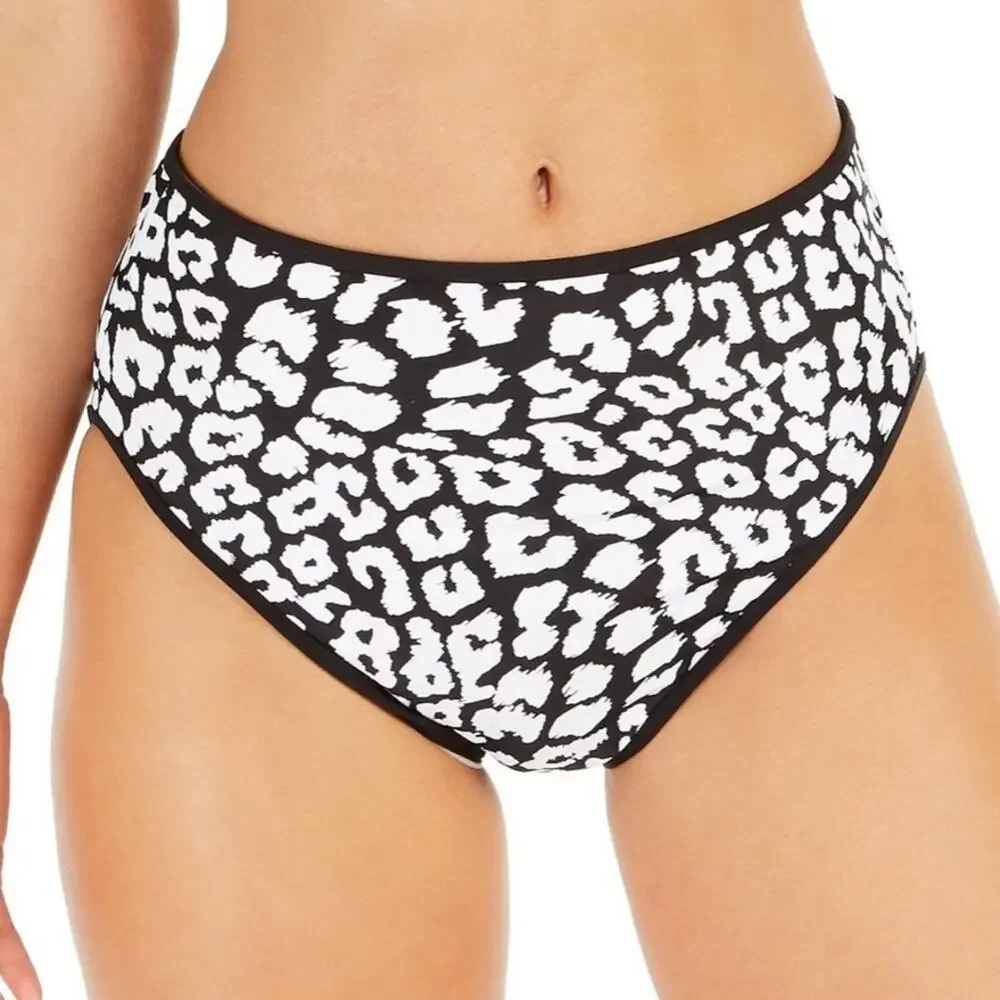 Calvin Klein LEOPARD High-Waist Bikini Swim Bottom